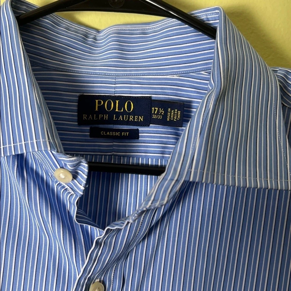 Polo by Ralph Lauren Men's Classic Blue Shirt